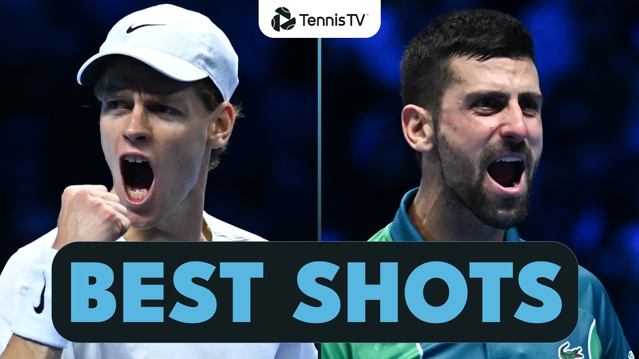 Jannik Sinner vs Novak Djokovic BEST SHOTS From Their Rivalry 🍿🤯