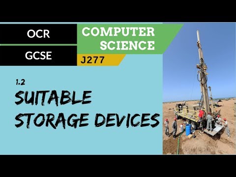 OCR GCSE (J277) 1.2 Suitable storage devices and storage media