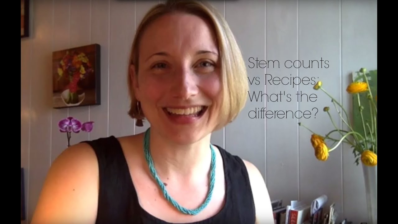 Stem counts vs floral recipes: What's the difference? - YouTube