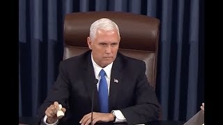 BOOM:Vice President Mike Pence makes Crucial tie Breaker Vote on ObamaCare
