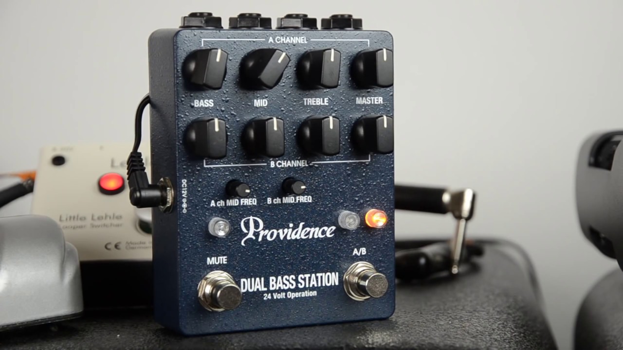 Providence Dual Bass Station DBS-1 Preamp - BASS Demo - YouTube