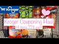 Kroger couponing haul 5156free and cheap deals  coupon deals at kroger this week