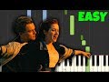 My Heart Will Go On (Titanic) - Celine Dion [Easy Piano Tutorial] (Synthesia/Sheet Music)