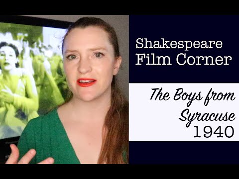 Shakespeare Film Corner: The Boys from Syracuse (1940)
