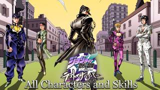 JJBA Last Survivor All Characters and Skills