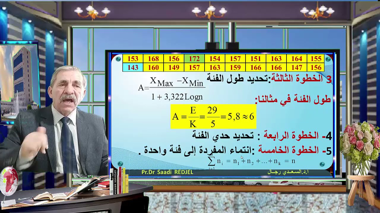 الإحصاء  الوصفي : الفصل الثاني