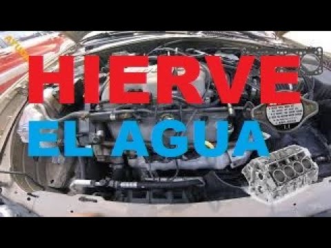 Porque hierve el agua del radiador