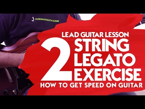 Legato Guitar Lesson - 2 String Legato Exercise for Speed Building
