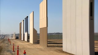 Models offer glimpse into President Trump's proposed border wall