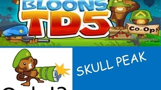 LETS PLAY - BTD5 BLOONS TD - EASY - LEVELS 1-50 - SKULL PEAK - (DARTLING GUN)