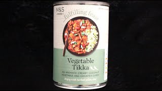 M&S ~VEGETABLE TIKKA~ || £3 || 400g || Tinned Curry Review