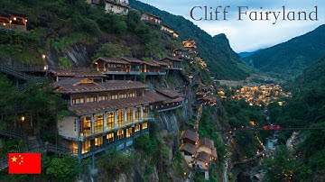 The Cliffside Fairyland: Wangxian Valley in China, A Masterpiece Built With Huge Investment 🇨🇳4K Sub