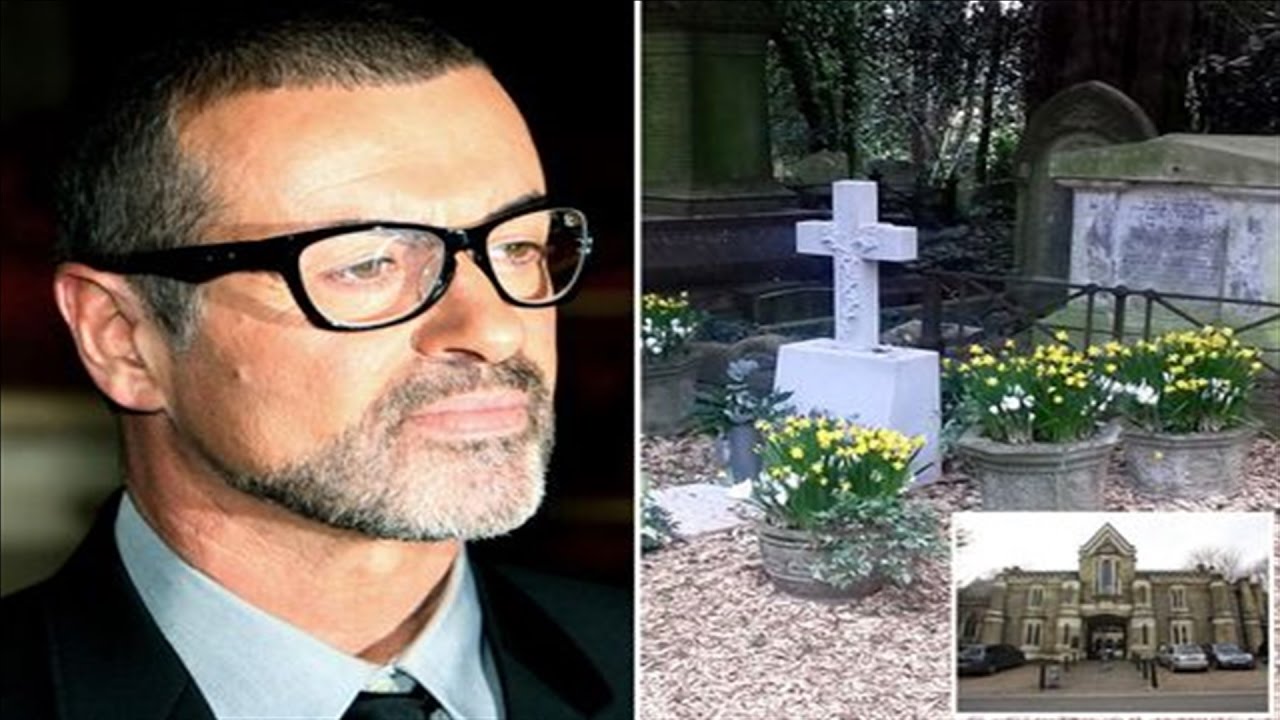 His final farewell George Michael's lover Fadi Fawaz arrives at Highgate Cemetery for pop icon's fun