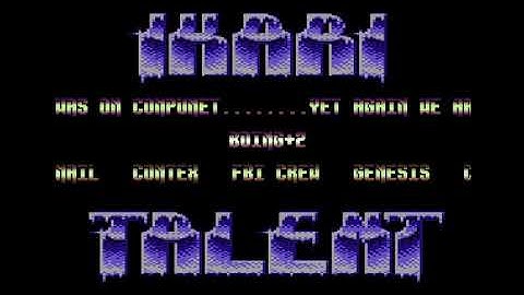 Ikari and Talent Intro 1 ! Commodore 64 (C64)