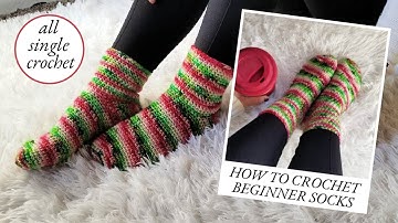 How to Crochet Basic Socks Pattern
