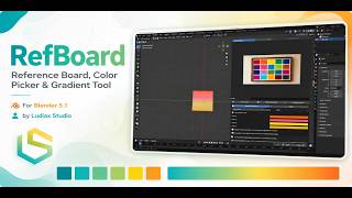 RefBoard - Reference Image Board & Color Picker for Blender