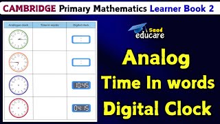 Telling the Time | Digital Clock | Analog Clock | Time in Words Wealth