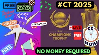 Champions Trophy 2025: Free Live Streaming Kaise Dekhein #WatchCricketFree #Cri  #FreeLiveMatch screenshot 2