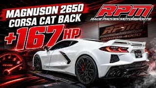 How Much Does A Magnuson 2650 Pick Up On A C8 Corvette?