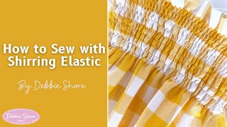 SHIRRING ( Sewing with elastic thread ): Can you do it perfectly? - SewGuide