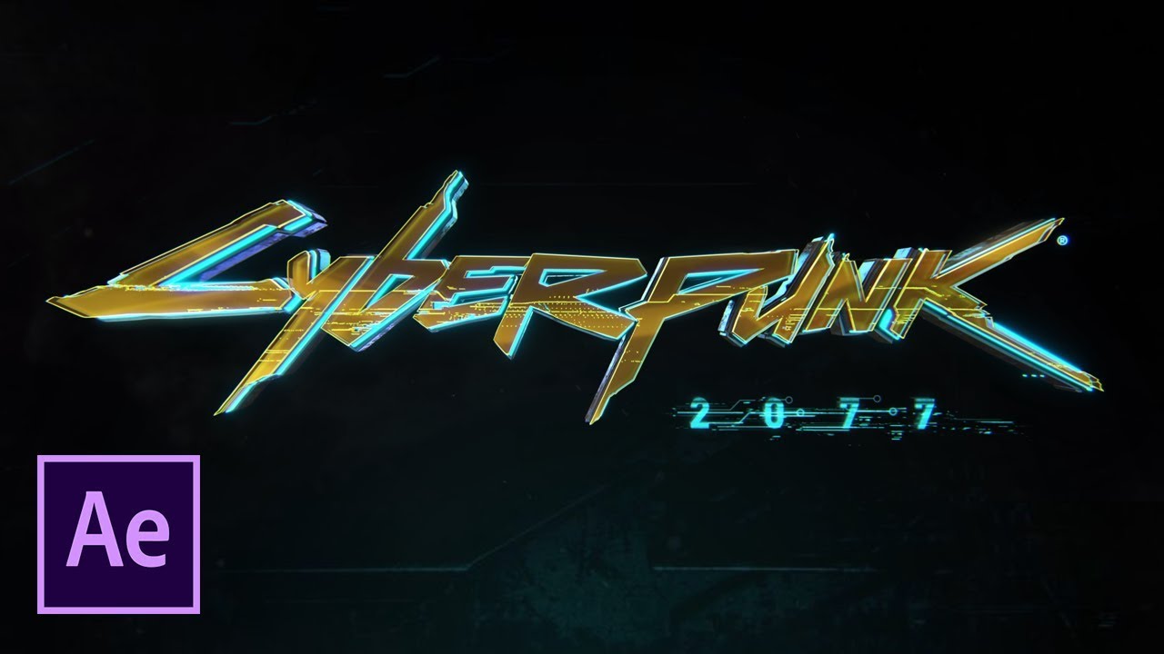 Создаём заставку из игры Cyberpunk 2077 в After Effects