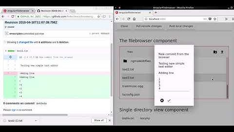 Git in the browser (libgit2 webassembly) - merging changes in the same file
