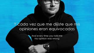 Ed Sheeran | Love Yourself (Subtitulada/Traducida en Español) |Ed's Live Version.