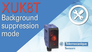 Tutorial – OsiSense XUK8T – Background suppression mode