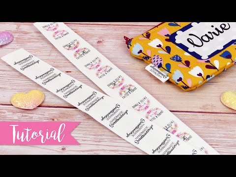 Etichette in stoffa per Creazioni di Cucito! - DIY Fabric Labels