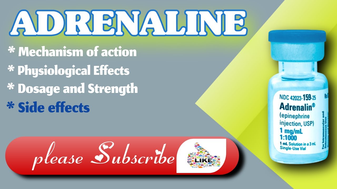 Adrenaline | Mechanism of action | Side effects #anaesthesia #anaesthesiaknowledge