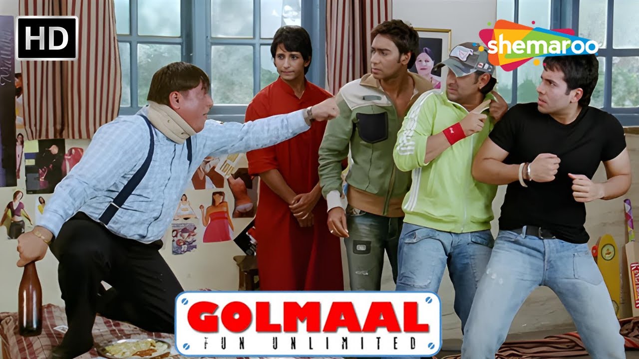 Golmaal Fun Unlimited Best Comedy Scene | Ajay D, Arshad W, Tusshar K, Sharman J, Rimi S | Part - 1