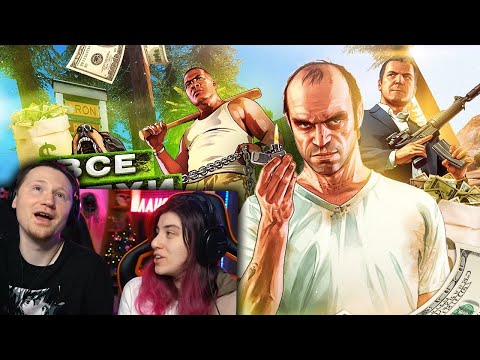 ВСЕ ГРЕХИ И ЛЯПЫ ИГРЫ "GTA 5" | ИгроГрехи | РЕАКЦИЯ на Master Play