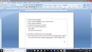 MySql database Manage by Xampp through user interface phpmyadmin part-2 for beginners
