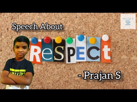 speech on values respect