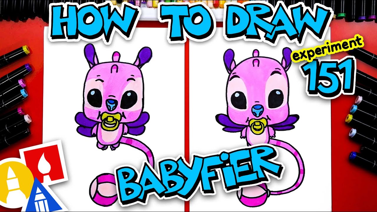 How to Draw STITCH WITH GLASSES I Easy 