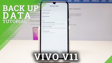 How to Back Up Data in VIVO V11 - Enable Google Backup