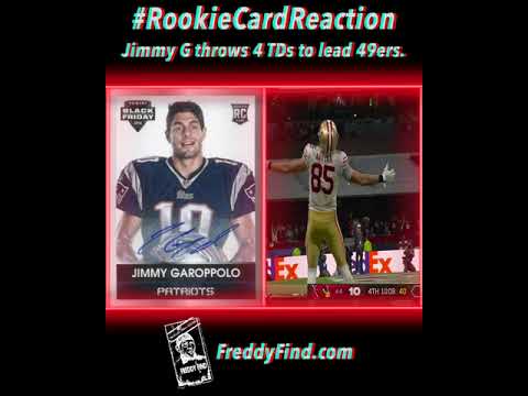 Rookie Card Reaction - Jimmy Garoppolo's 4 TDs leads the@49ers over the Cardinals.