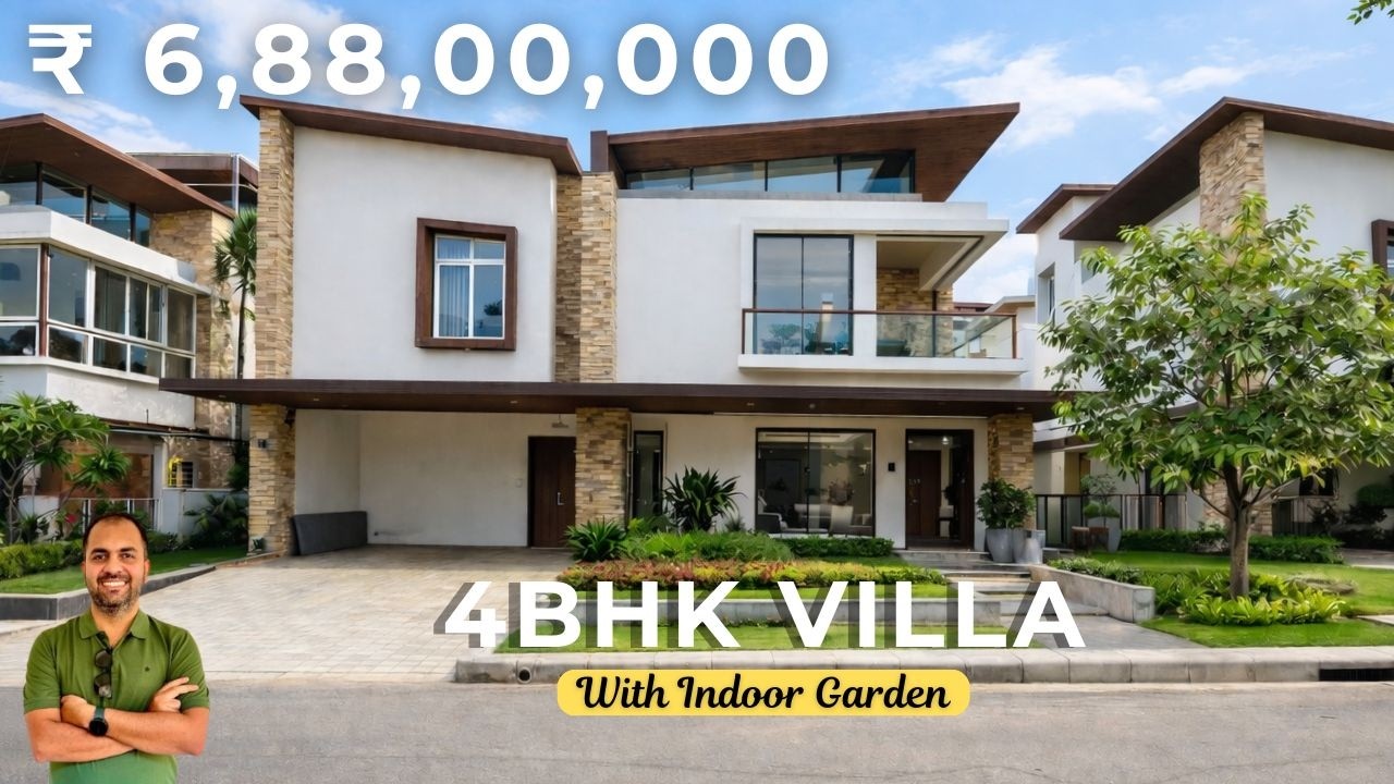 Spacious 4BHK Villa with Indoor Garden | 4050 Sqft | Appa Junction, Kismatpur | ₹6.88 Cr
