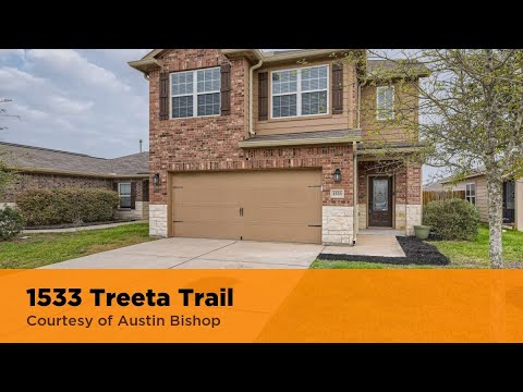 1533 Treeta Trail, Kyle, TX home video tour