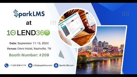 SparkLMS is coming to LEND360! 🚀