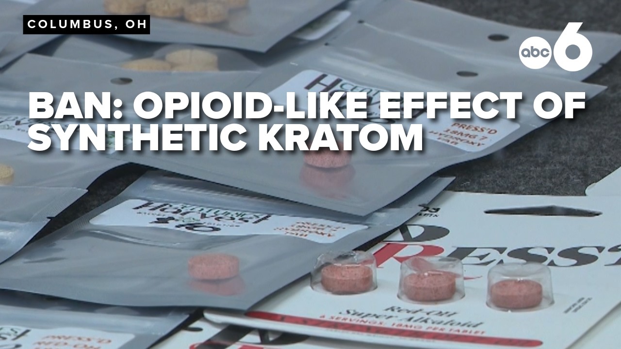 More states ban synthetic kratom or 7-OH known as natural supplement for pain relief, anxiety