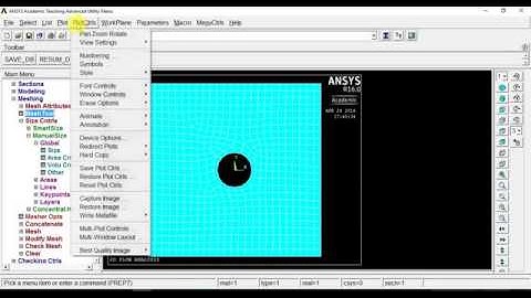 2D Flow around cylinder in ANSYS - (VIT Syllabus) - by Ankit Krin