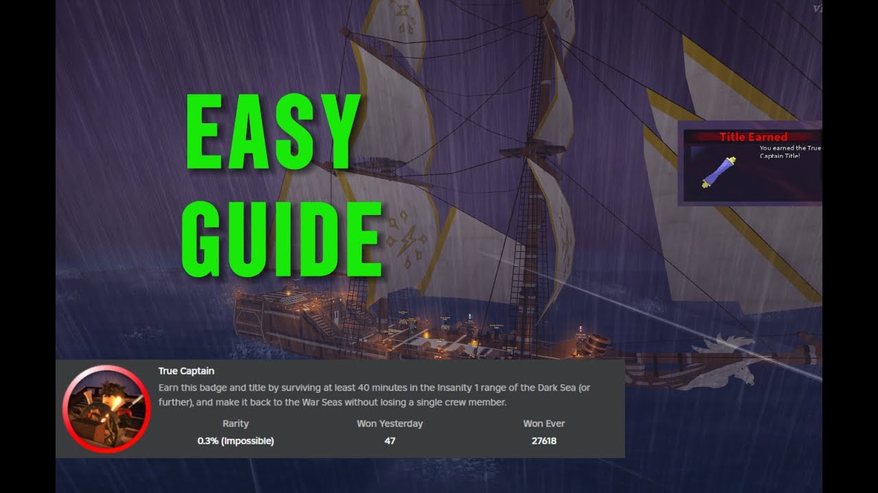 How to get the True Captain title in Arcane Odyssey