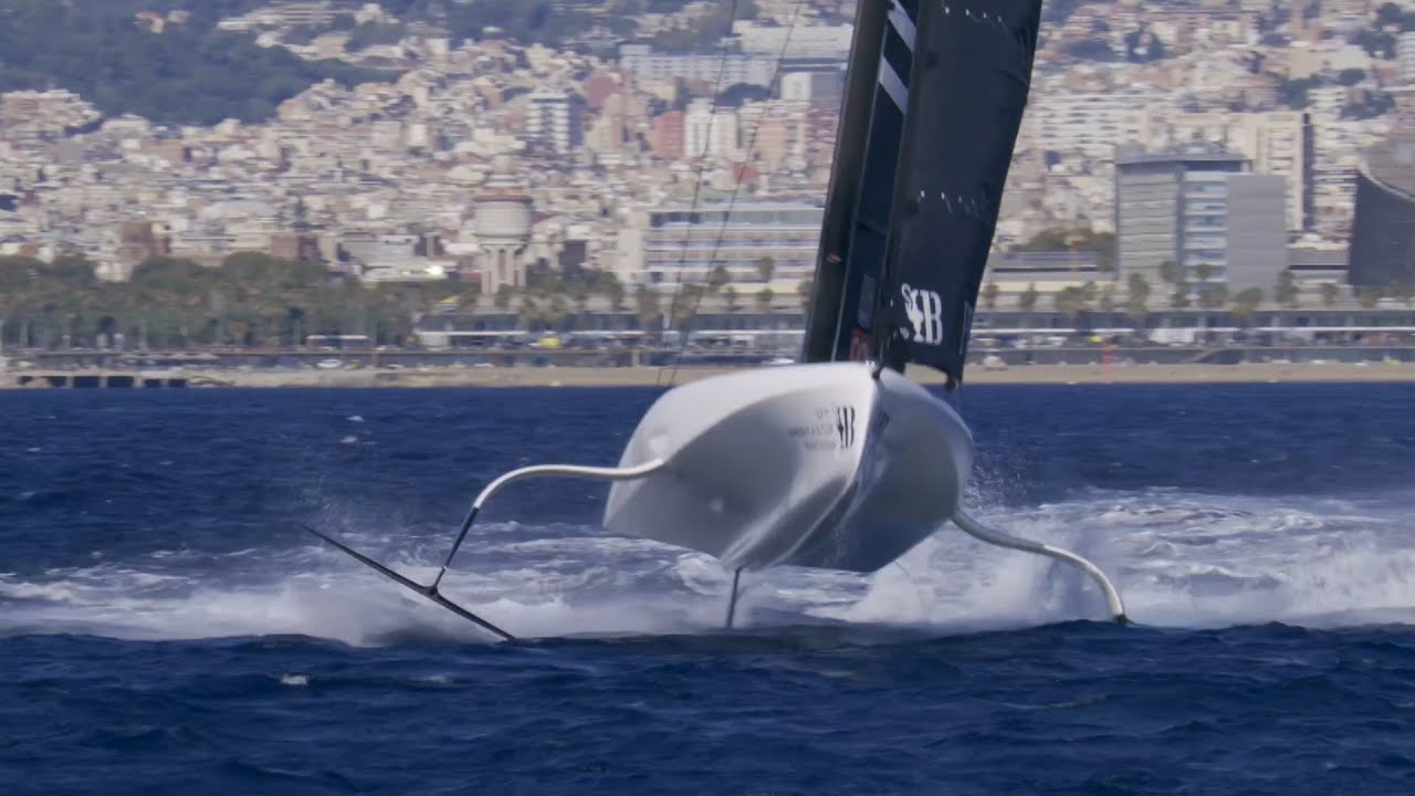 AC40 crash downs compilation-America's Cup