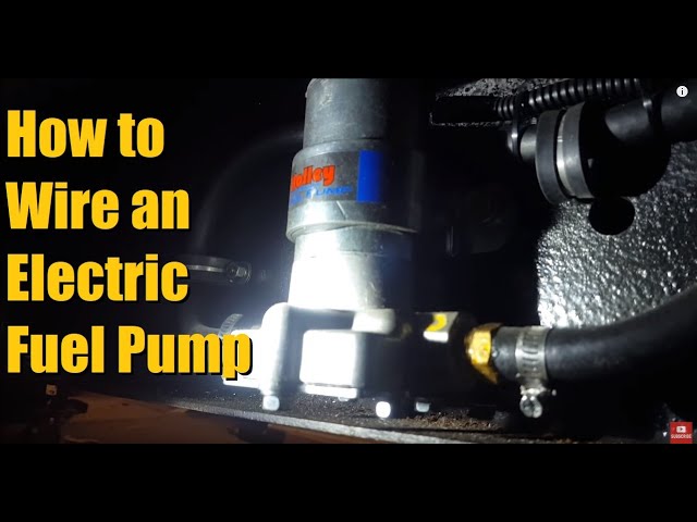 How To Wire An Electric Fuel Pump Anthonyj350 Youtube
