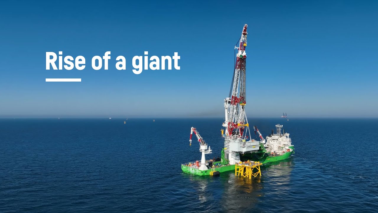 HLC 295000 offshore crane - Rise of a giant | Liebherr - YouTube