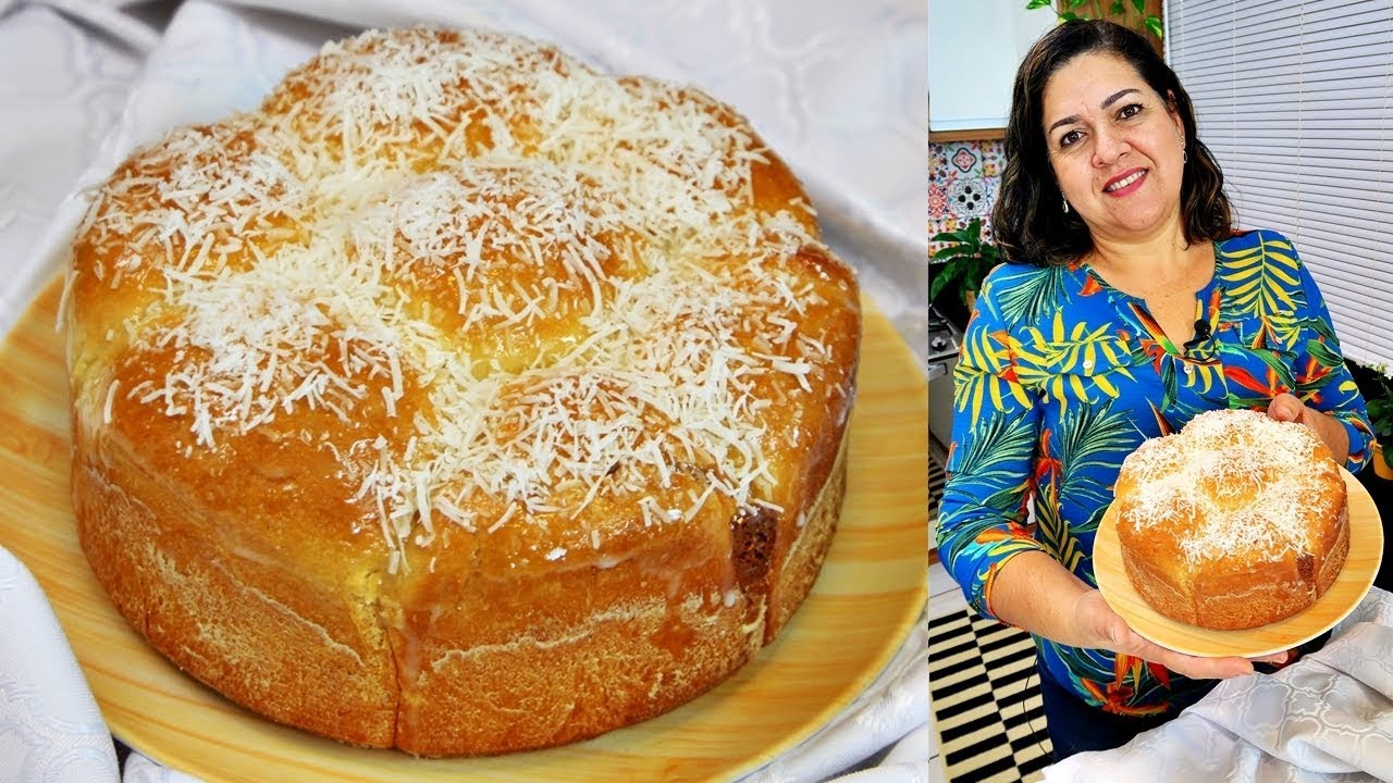 ROSCA DOCE RECHEADA IGUAL DE PADARIA SUPER FOFINHA BETE NA COZINHA