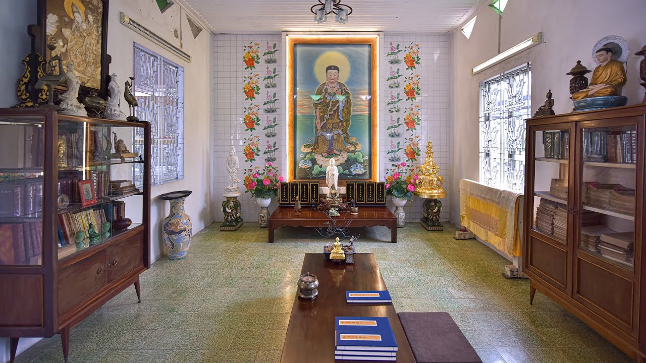 Không gian lưu niệm Đại lão Hòa thượng Thích Trí Tịnh tại Vô Y Viện - Chùa Vạn Đức, TP.Thủ Đức