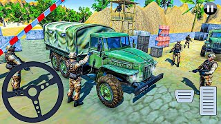 Camión de Carga Militar Simulador - Transportador del Ejército - Juegos Android screenshot 1