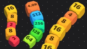 Snake & Cube Arena 2048 | Merge Number Math Game (Lvls 32-37 Part 5) Video Games